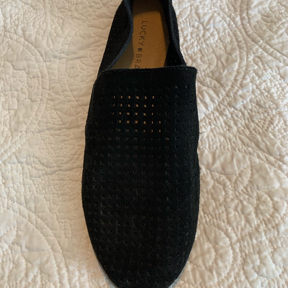 Lucky Brand suede Charsa flats